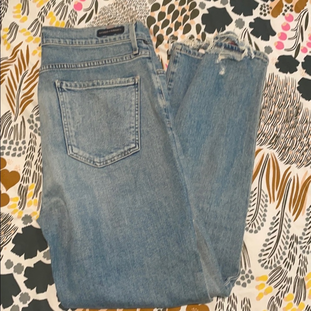 Citizens of Humanity high rise slim ankle jeans